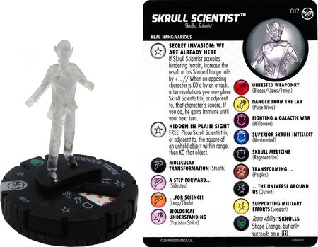 Skrull Scientist 017 Captain Marvel Movie Gravity Feed Marvel Heroclix Marvel Captain Marvel Movie Gravity Feed Singles Skrull Scientist 017 Captain Marvel Movie Gravity Feed Marvel Heroclix Marvel Captain Marvel Movie Gravity Feed Singles