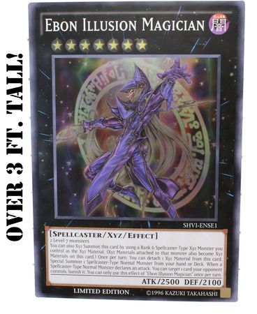 Ebon Illusion Magician Giant Card Near Mint 20730 Ebon Illusion Magician Giant Card Near Mint 20730