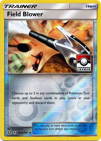 4x Pokemon TCG Guardians Rising Field Blower 125/145 Uncommon Trainer Card 