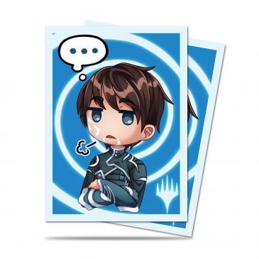 Ultra Pro Chibi Collection Jace Standard Deck Protector Sleeves 100ct MTG UP86913 Ultra Pro Chibi Collection Jace Standard Deck Protector Sleeves 100ct MTG UP86913