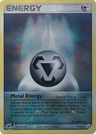 Pokemon Metal Energy 94/109 good EX Ruby & Sapphire