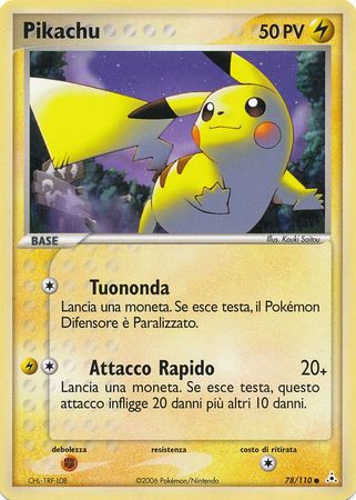 Pikachu Italian 78 110 Common Pikachu Italian 78 110 Common