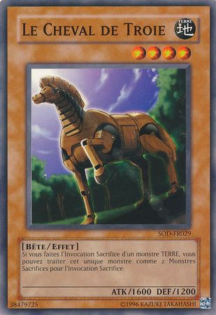 Le Cheval de Troie SOD FR029 Common French Yugioh Cards Le Cheval de Troie SOD FR029 Common French Yugioh Cards