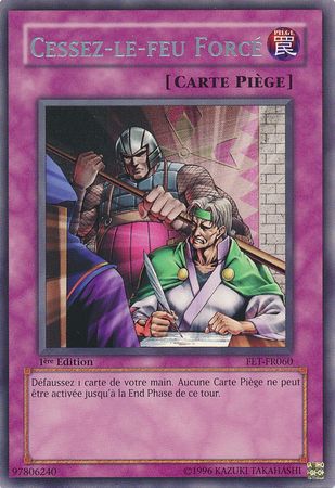 Cessez le feu Force FET FR060 Rare 1st Edition Cessez le feu Force FET FR060 Rare 1st Edition