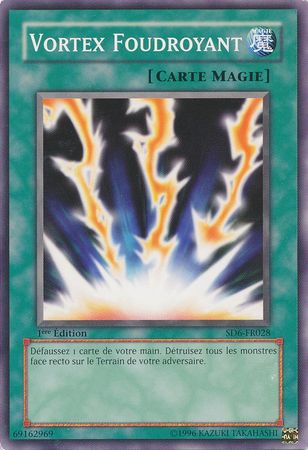 Vortex Foudroyant SD6 FR028 Common 1st Edition French Yugioh Cards Vortex Foudroyant SD6 FR028 Common 1st Edition French Yugioh Cards