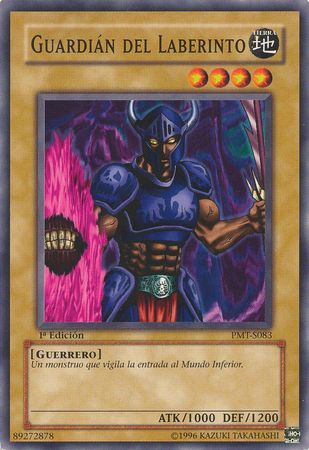 Guardian del Laberinto PMT S083 Common 1st Edition Spanish Yugioh Cards Guardian del Laberinto PMT S083 Common 1st Edition Spanish Yugioh Cards