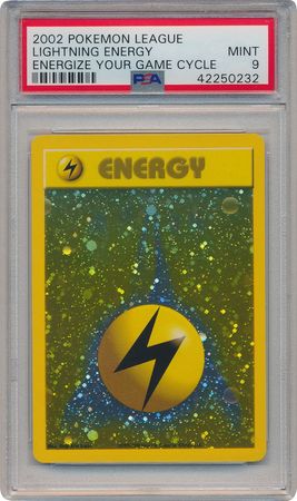 Lightning Energy PSA Mint 9 Starfoil Promo 0232 Pokemon Promo Cards Lightning Energy PSA Mint 9 Starfoil Promo 0232 Pokemon Promo Cards