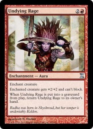Undying Rage Time Spiral Singles Undying Rage Time Spiral Singles
