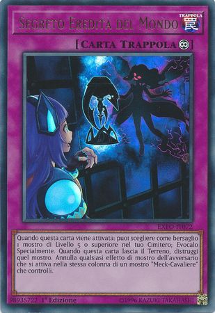 Segreto Eredita del Mondo EXFO IT072 Ultra Rare 1st Edition Segreto Eredita del Mondo EXFO IT072 Ultra Rare 1st Edition