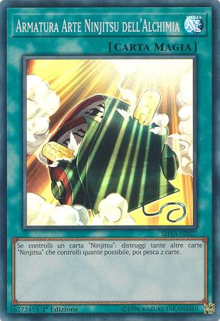 Armatura Arte Ninjitsu dell Alchimia SHVA IT027 Super Rare 1st Edition Armatura Arte Ninjitsu dell Alchimia SHVA IT027 Super Rare 1st Edition