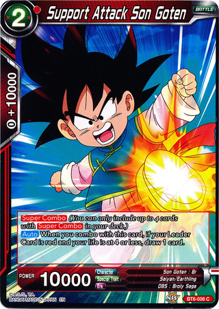 Support Attack Son Goten - Dragonball Super TCG | TrollAndToad