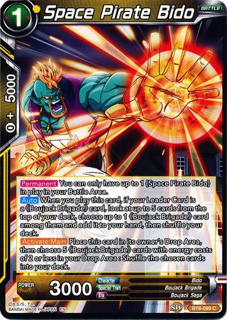 Space Pirate Bido BT6 099 Common Space Pirate Bido BT6 099 Common