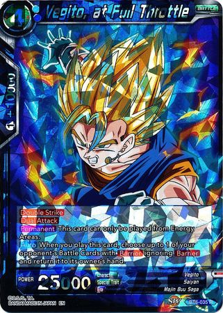 Vegito at Full Throttle BT6 035 Rare Destroyer Kings Foil Singles Vegito at Full Throttle BT6 035 Rare Destroyer Kings Foil Singles