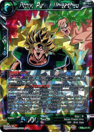 Broly Power Unleashed BT6 061 Rare Broly Power Unleashed BT6 061 Rare