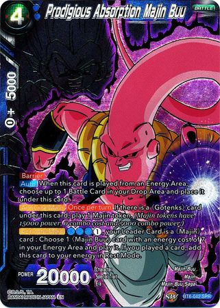 Prodigious Absorption Majin Buu BT6 042 Special Rare SPR Destroyer Kings Foil Singles Prodigious Absorption Majin Buu BT6 042 Special Rare SPR Destroyer Kings Foil Singles