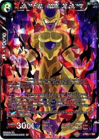 Golden Frieza Indomitable Emperor BT6 017 Super Rare Destroyer Kings Foil Singles Golden Frieza Indomitable Emperor BT6 017 Super Rare Destroyer Kings Foil Singles