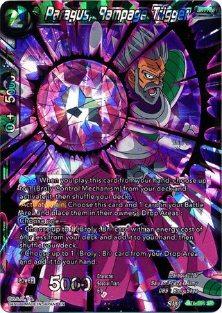 Paragus Rampage Trigger BT6 064 Super Rare Destroyer Kings Foil Singles Paragus Rampage Trigger BT6 064 Super Rare Destroyer Kings Foil Singles