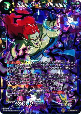 Boujack the Plunderer BT6 093 Super Rare Destroyer Kings Foil Singles Boujack the Plunderer BT6 093 Super Rare Destroyer Kings Foil Singles