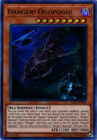 Danger Ogopogo SAST EN000 Ultra Rare Unlimited Danger Ogopogo SAST EN000 Ultra Rare Unlimited