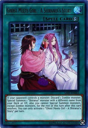 Ghost Meets Girl A Shiranui s Story SAST EN063 Ultra Rare Unlimited Ghost Meets Girl A Shiranui s Story SAST EN063 Ultra Rare Unlimited