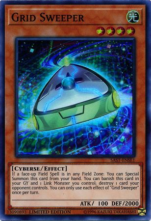 Grid Sweeper SAST ENSE1 Super Rare Limited Edition Savage Strike 1st Edition Singles Grid Sweeper SAST ENSE1 Super Rare Limited Edition Savage Strike 1st Edition Singles