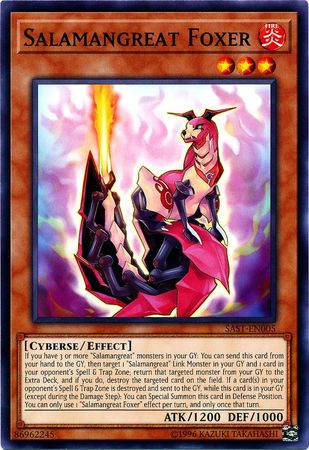 Salamangreat Foxer SAST EN005 Common Unlimited Savage Strike Unlimited Singles Salamangreat Foxer SAST EN005 Common Unlimited Savage Strike Unlimited Singles
