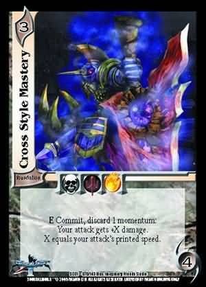 Cross Style Mastery SC01 070 Uncommon UFS UFS SC01 Soul Calibur 3 Singles Cross Style Mastery SC01 070 Uncommon UFS UFS SC01 Soul Calibur 3 Singles