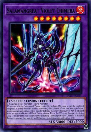 Salamangreat Violet Chimera SAST EN034 Rare Unlimited Salamangreat Violet Chimera SAST EN034 Rare Unlimited
