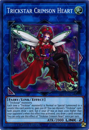 Trickstar Crimson Heart SAST ENSE3 Super Rare Limited Edition Savage Strike 1st Edition Singles Trickstar Crimson Heart SAST ENSE3 Super Rare Limited Edition Savage Strike 1st Edition Singles
