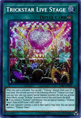 Trickstar Live Stage SAST EN058 Secret Rare Unlimited Savage Strike Unlimited Singles Trickstar Live Stage SAST EN058 Secret Rare Unlimited Savage Strike Unlimited Singles