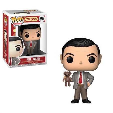 Mr Bean With Teddy 592 POP Vinyl Figure Mr Bean Mr Bean With Teddy 592 POP Vinyl Figure Mr Bean