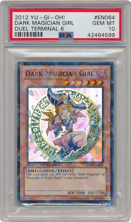 Dark Magician Girl DT06 EN064 PSA GEM MT 10 Super Parallel Rare DT06 4599 Duel Terminal 6 DT06 Dark Magician Girl DT06 EN064 PSA GEM MT 10 Super Parallel Rare DT06 4599 Duel Terminal 6 DT06