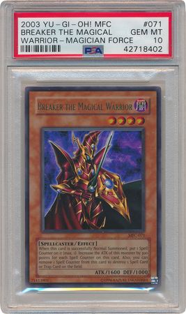 Breaker the Magical Warrior MFC 071 PSA GEM MT 10 Ultra Rare Unl MFC 8402 Magician s Force MFC Unlimited Singles Breaker the Magical Warrior MFC 071 PSA GEM MT 10 Ultra Rare Unl MFC 8402 Magician s Force MFC Unlimited Singles