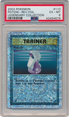 Potion 110 110 PSA EX MT 6 Common Reverse Holo Legendary Collection 4879 Legendary Collection Reverse Holo Singles Potion 110 110 PSA EX MT 6 Common Reverse Holo Legendary Collection 4879 Legendary Collection Reverse Holo Singles
