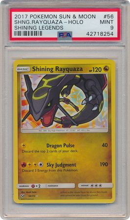 Shining Rayquaza 56 73 PSA Mint 9 Holo Rare Shining Legends 8254 Sun Moon Shining Legends Singles Shining Rayquaza 56 73 PSA Mint 9 Holo Rare Shining Legends 8254 Sun Moon Shining Legends Singles
