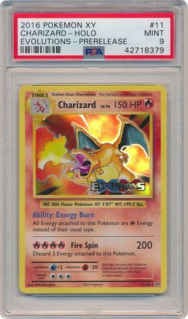 Charizard 11 108 PSA Mint 9 Pre Release Promo 8379 Pokemon Pre Release Promos Charizard 11 108 PSA Mint 9 Pre Release Promo 8379 Pokemon Pre Release Promos