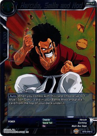 Hercule Smile and Nod BT6 040 Foil Common Destroyer Kings Foil Singles Hercule Smile and Nod BT6 040 Foil Common Destroyer Kings Foil Singles