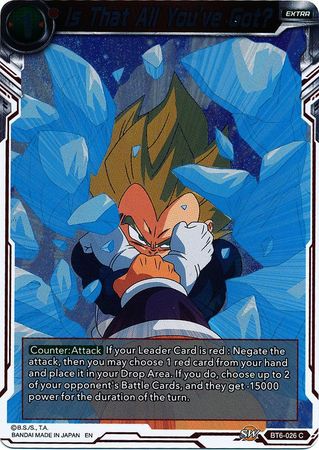 Is That All You ve Got BT6 026 Foil Common Destroyer Kings Foil Singles Is That All You ve Got BT6 026 Foil Common Destroyer Kings Foil Singles