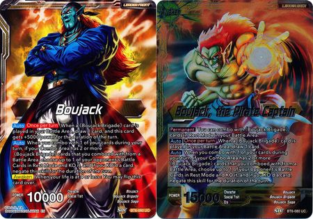Boujack Boujack the Pirate Captain BT6 080 Foil Uncommon Destroyer Kings Foil Singles Boujack Boujack the Pirate Captain BT6 080 Foil Uncommon Destroyer Kings Foil Singles