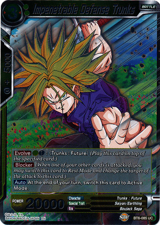 Impenetrable Defense Trunks BT6 085 Foil Uncommon Destroyer Kings Foil Singles Impenetrable Defense Trunks BT6 085 Foil Uncommon Destroyer Kings Foil Singles