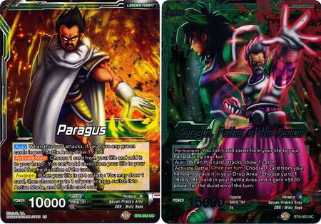 Paragus Paragus Father of the Demon BT6 053 Foil Uncommon Destroyer Kings Foil Singles Paragus Paragus Father of the Demon BT6 053 Foil Uncommon Destroyer Kings Foil Singles