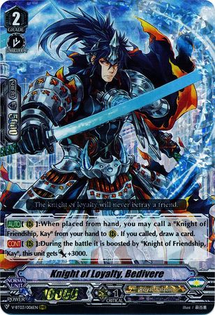 Knight of Loyalty Bedivere V BT03 006EN Triple Rare RRR V Booster Set 3 Miyaji Academy CF Club Singles Knight of Loyalty Bedivere V BT03 006EN Triple Rare RRR V Booster Set 3 Miyaji Academy CF Club Singles