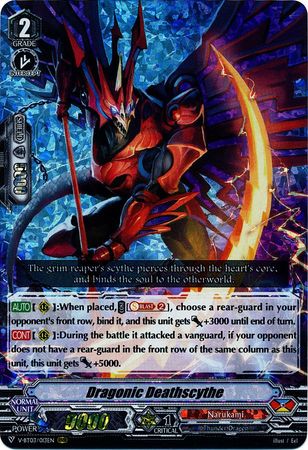 Dragonic Deathscythe V BT03 013EN Triple Rare RRR Dragonic Deathscythe V BT03 013EN Triple Rare RRR