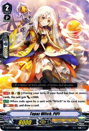 Topaz Witch PiPi V BT03 029EN Rare R R Topaz Witch PiPi V BT03 029EN Rare R R