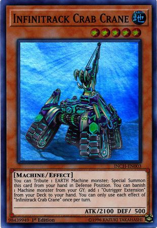 Infinitrack Crab Crane INCH EN003 Super Rare 1st Edition The Infinity Chasers Singles Infinitrack Crab Crane INCH EN003 Super Rare 1st Edition The Infinity Chasers Singles