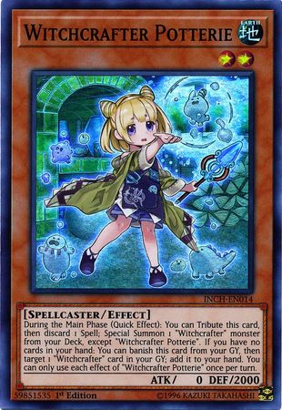 Witchcrafter Potterie INCH EN014 Super Rare 1st Edition Witchcrafter Potterie INCH EN014 Super Rare 1st Edition