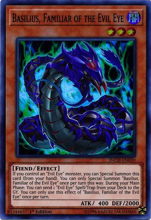 Basilius, Familiar of the Evil Eye - Yugioh | TrollAndToad