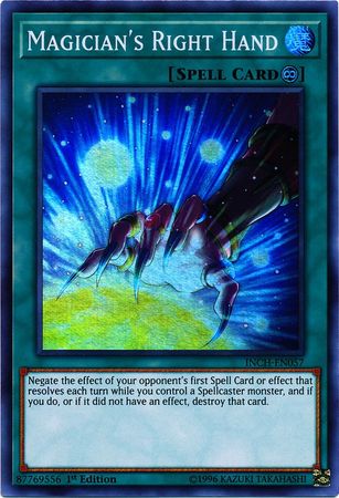 Magician s Right Hand INCH EN057 Super Rare 1st Edition Magician s Right Hand INCH EN057 Super Rare 1st Edition