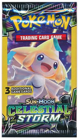 LOT 4 Packs 4X Pokemon TCG Celestial Storm 3 Card Booster Pack New S&M 