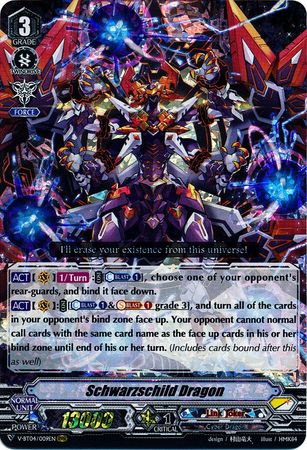 Schwarzschild Dragon V BT04 009EN Triple Rare RRR V Booster Set 4 Vilest Deletor Singles Schwarzschild Dragon V BT04 009EN Triple Rare RRR V Booster Set 4 Vilest Deletor Singles